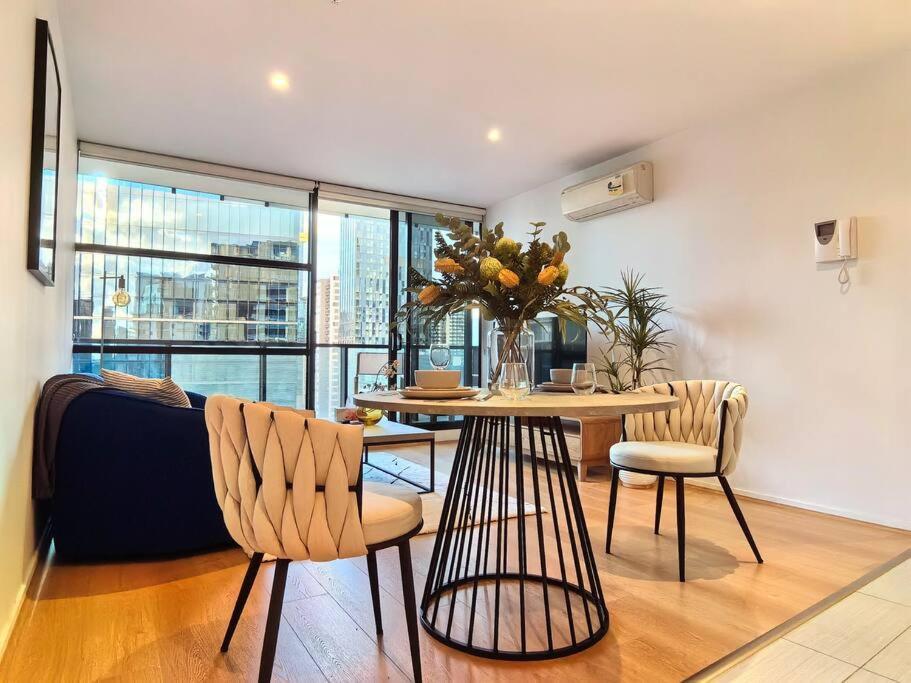 Charming 1Br Southbank W Balcony & Free Parking#Ti22 Apartment เมลเบิร์น ภายนอก รูปภาพ